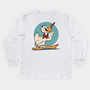 You Bet Your Life Groucho Duckie Kids Long Sleeve T-Shirt